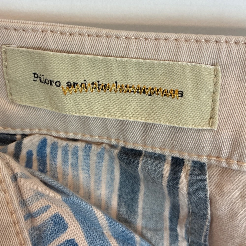 Anthropologie Pilcro Hyphen Chino Pants Size 27 Khaki Pink/Rose Neutral NWT - Picture 5 of 7